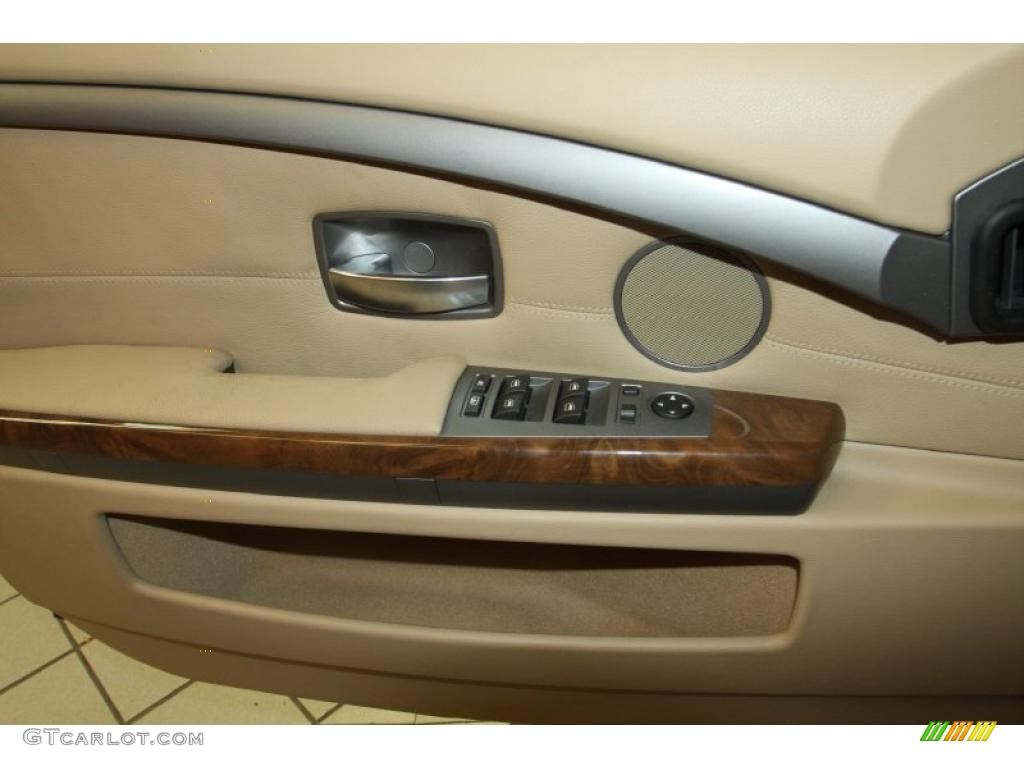 2008 7 Series 750Li Sedan - Titanium Grey Metallic / Beige photo #44