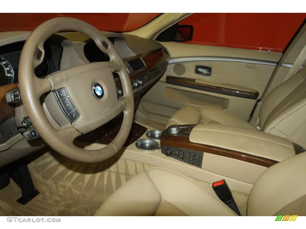 2008 7 Series 750Li Sedan - Titanium Grey Metallic / Beige photo #46