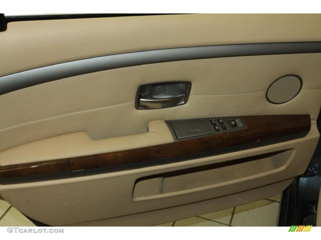 2008 7 Series 750Li Sedan - Titanium Grey Metallic / Beige photo #47