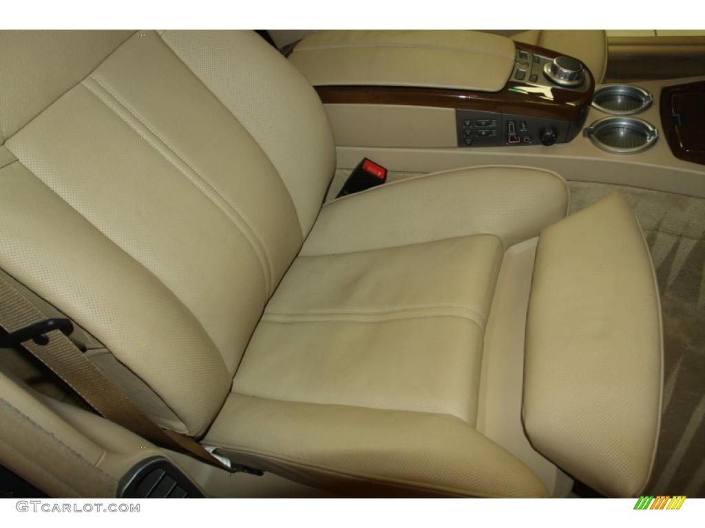 2008 7 Series 750Li Sedan - Titanium Grey Metallic / Beige photo #58