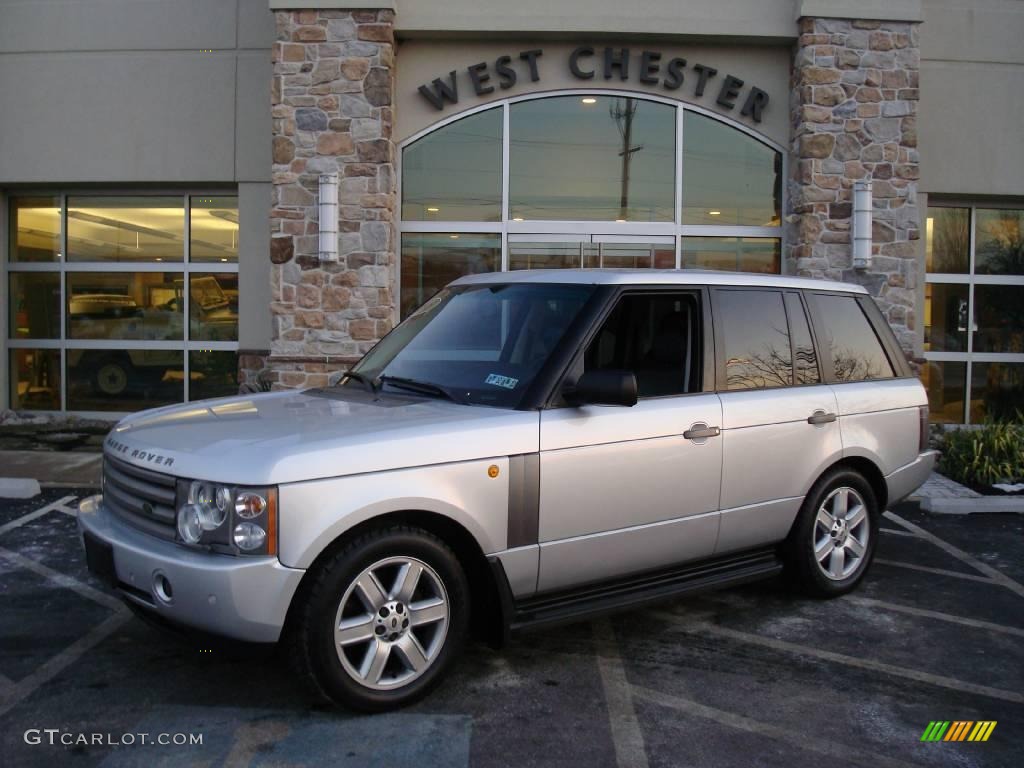 2003 Range Rover HSE - Zambezi Silver Metallic / Charcoal/Jet Black photo #1