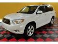 2008 Blizzard White Pearl Toyota Highlander Limited 4WD  photo #2