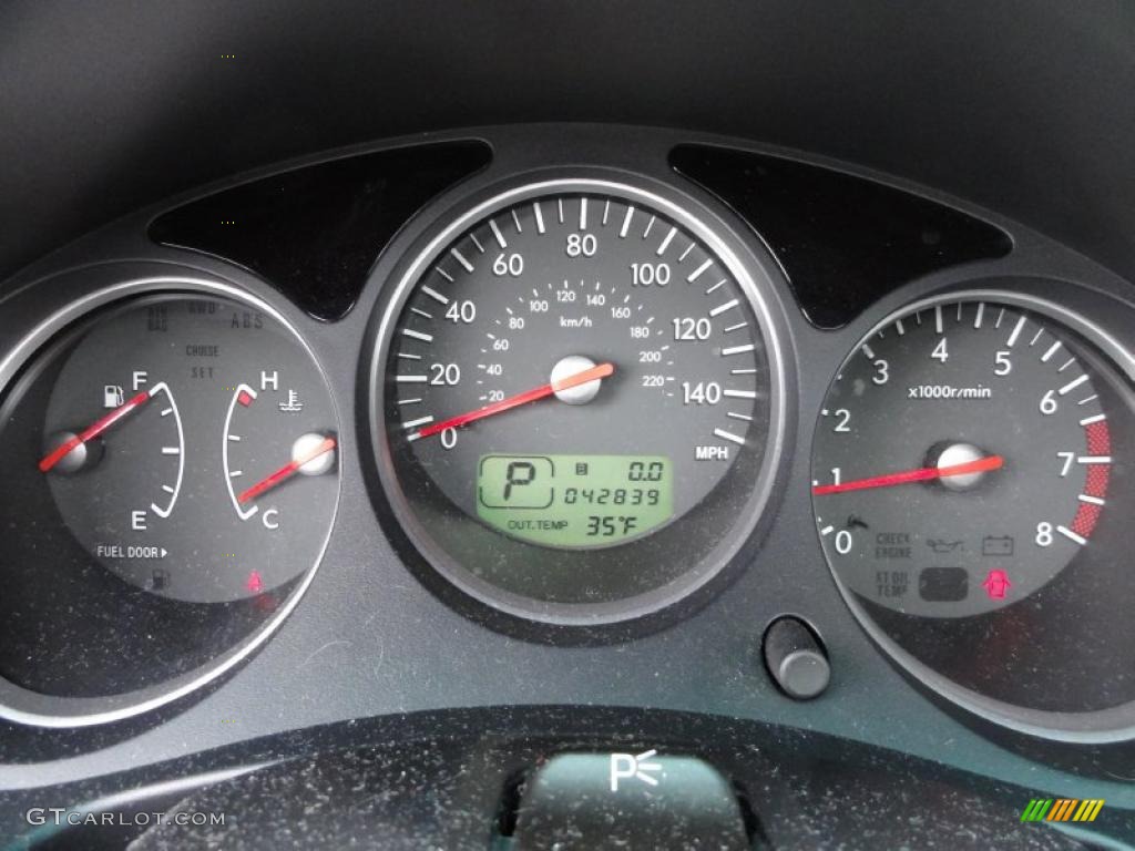 2006 Subaru Forester 2.5 XT Limited Gauges Photo #47170608