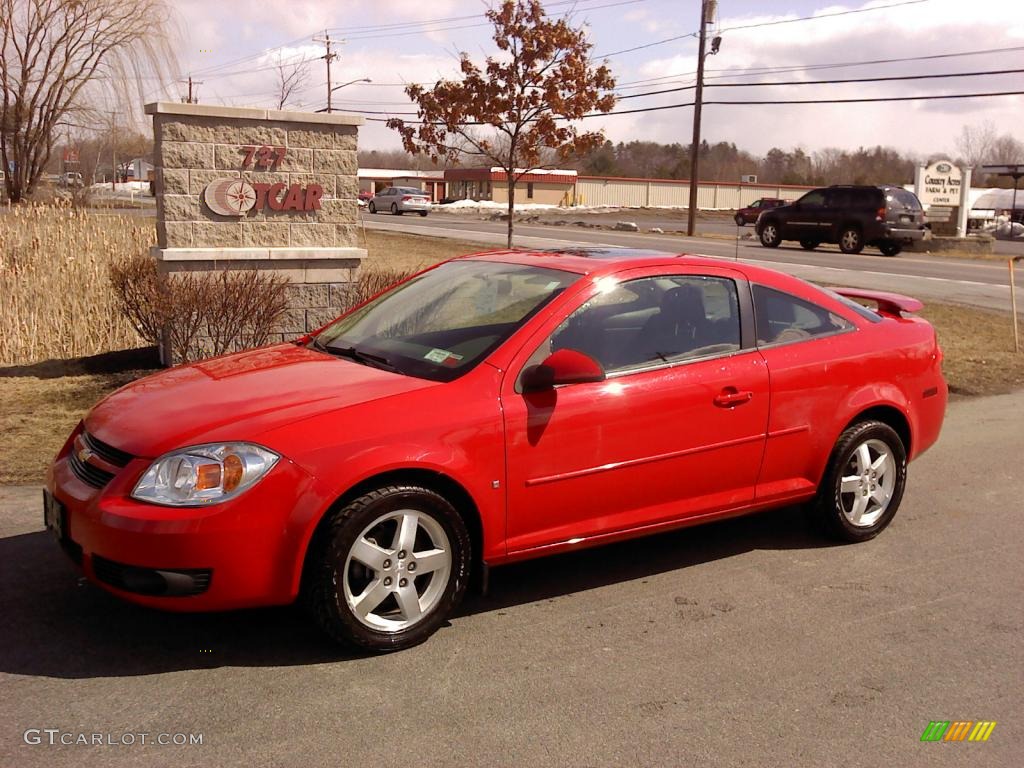 2007 Cobalt LT Coupe - Victory Red / Ebony photo #1