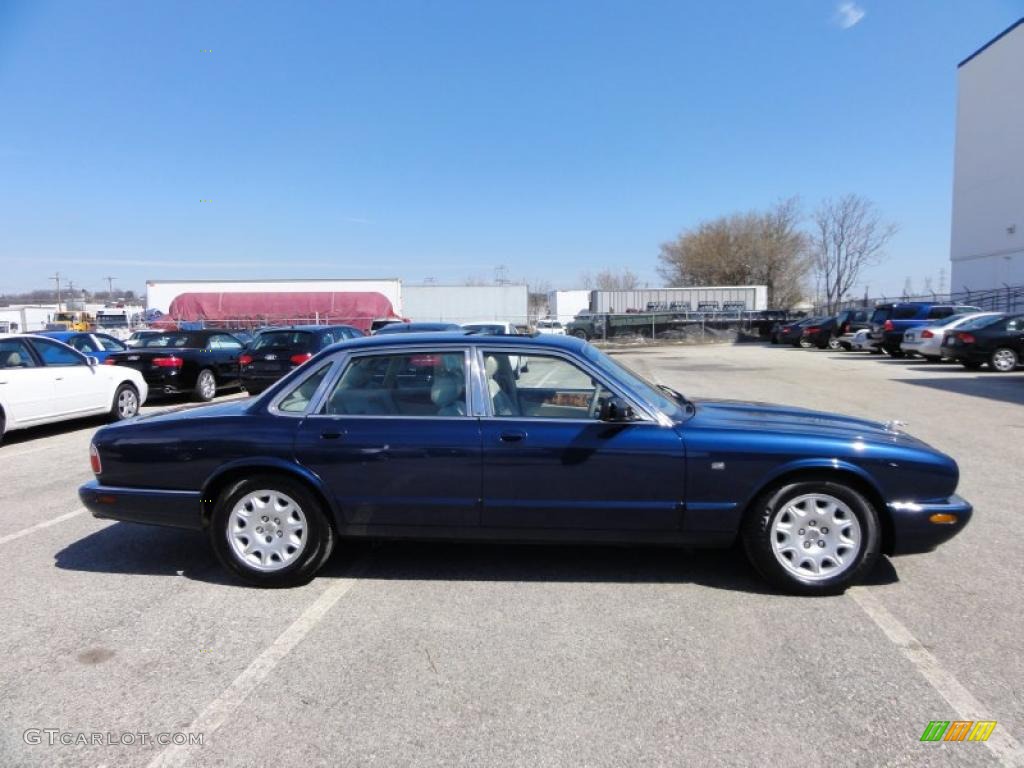 1998 XJ XJ8 - Sapphire Blue Metallic / Oatmeal photo #7