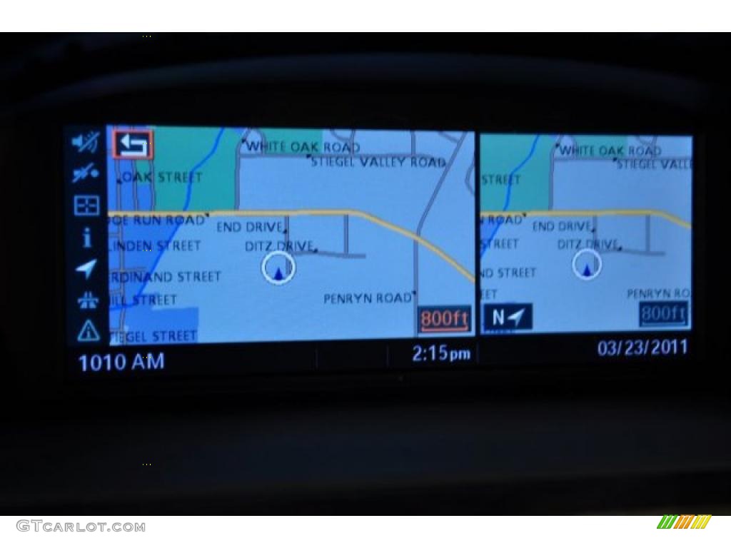 2009 5 Series 535xi Sedan - Monaco Blue Metallic / Black photo #6