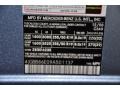 349: Alpine Rain Metallic 2009 Mercedes-Benz ML 350 4Matic Color Code