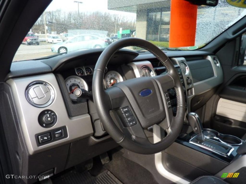 2010 F150 FX4 SuperCab 4x4 - Tuxedo Black / Black photo #11