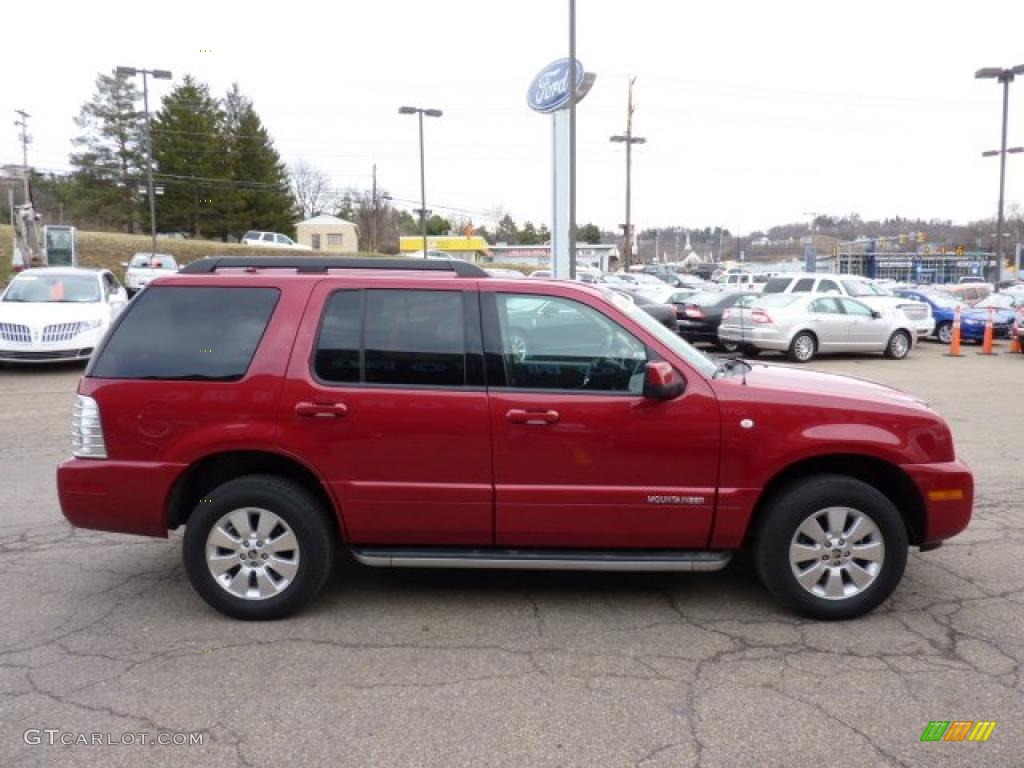 Sangria Red Metallic 2010 Mercury Mountaineer V6 AWD Exterior Photo #47175120