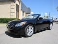 Black Obsidian 2009 Infiniti G 37 Convertible Exterior