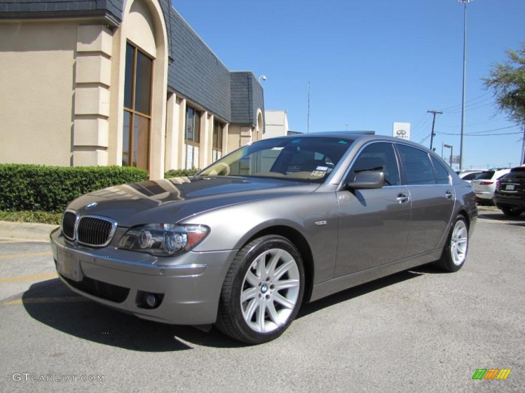 2006 7 Series 750Li Sedan - Sterling Grey Metallic / Dark Beige/Beige III photo #3