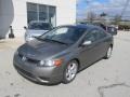 2008 Galaxy Gray Metallic Honda Civic EX Coupe  photo #2