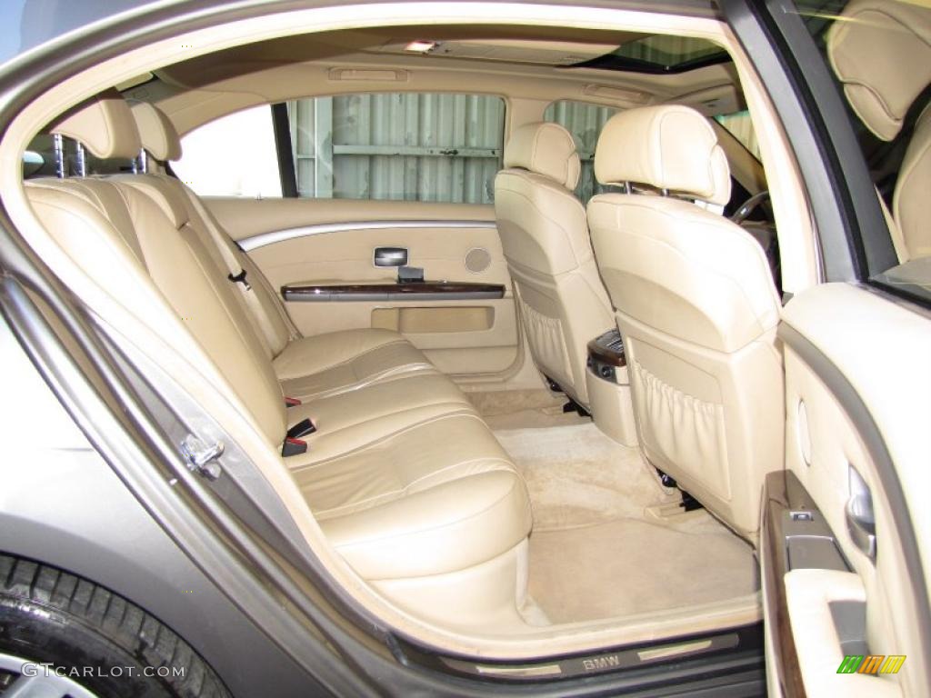2006 7 Series 750Li Sedan - Sterling Grey Metallic / Dark Beige/Beige III photo #10
