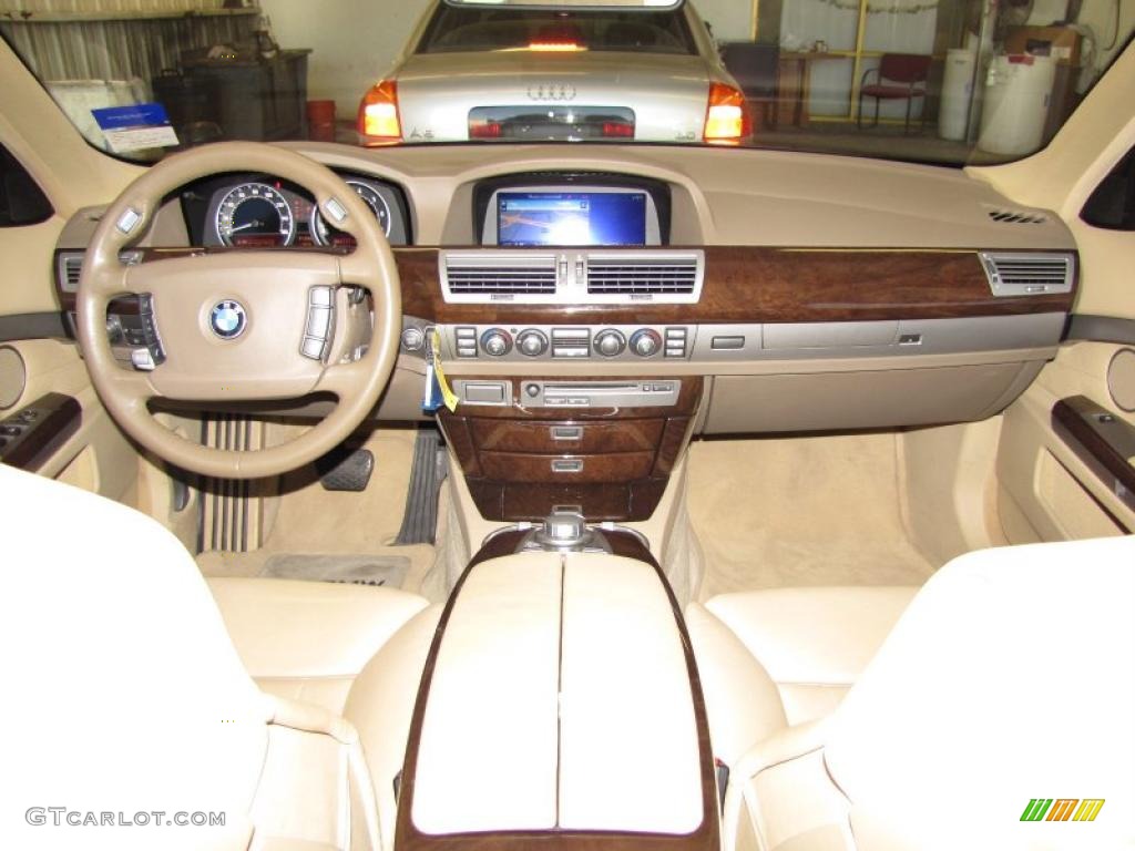 2006 7 Series 750Li Sedan - Sterling Grey Metallic / Dark Beige/Beige III photo #13
