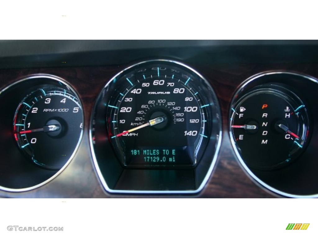 2010 Ford Taurus SEL AWD Gauges Photo #47176989