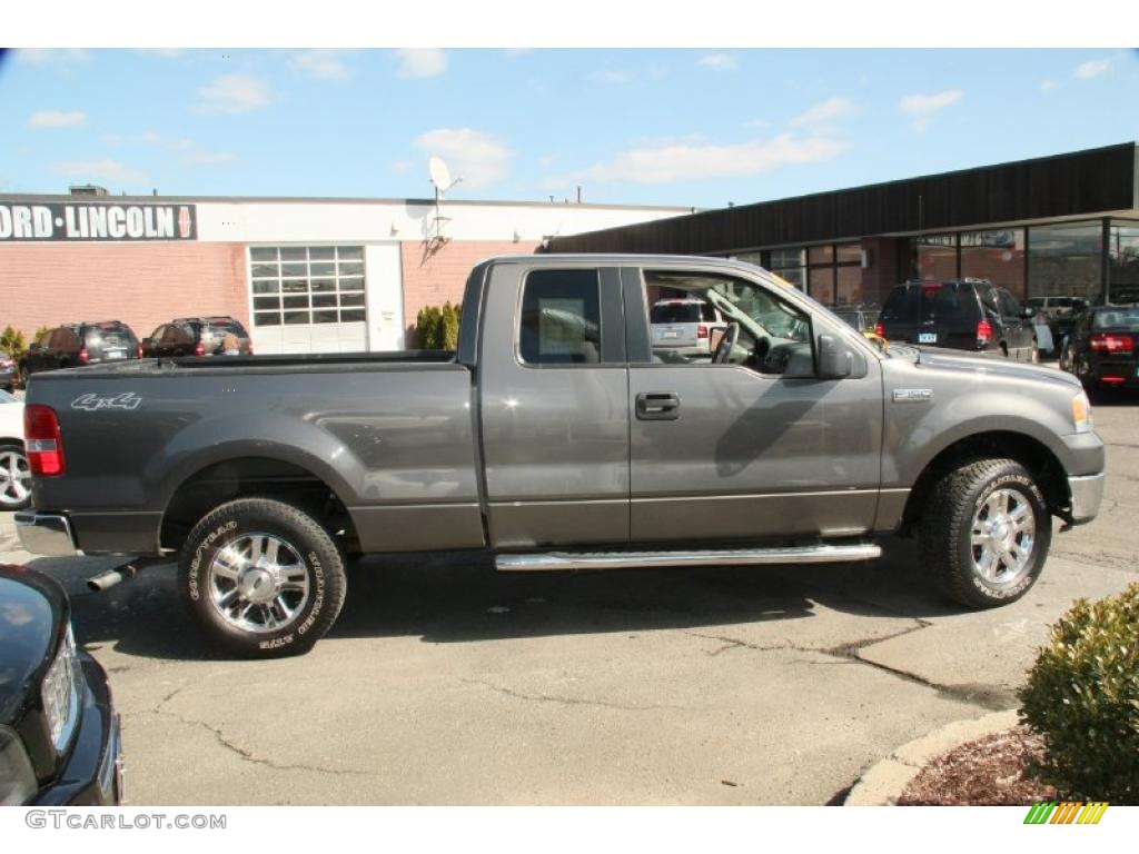 2006 F150 XLT SuperCab 4x4 - Dark Stone Metallic / Medium/Dark Flint photo #5