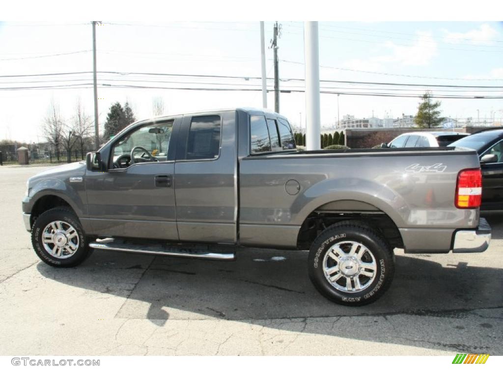 2006 F150 XLT SuperCab 4x4 - Dark Stone Metallic / Medium/Dark Flint photo #12