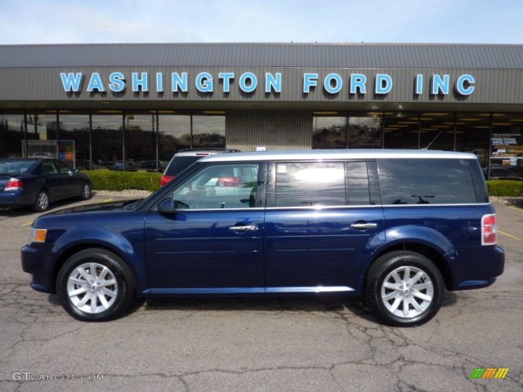 2011 Flex SEL AWD - Kona Blue Metallic / Charcoal Black photo #1