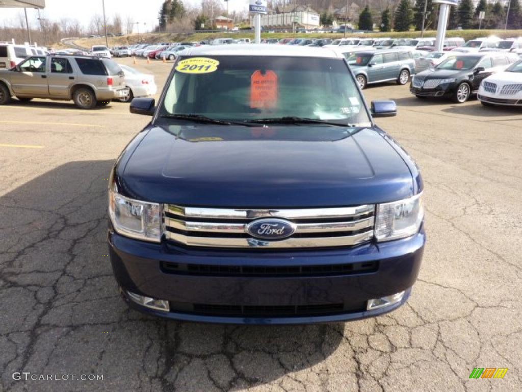 Kona Blue Metallic 2011 Ford Flex SEL AWD Exterior Photo #47177853