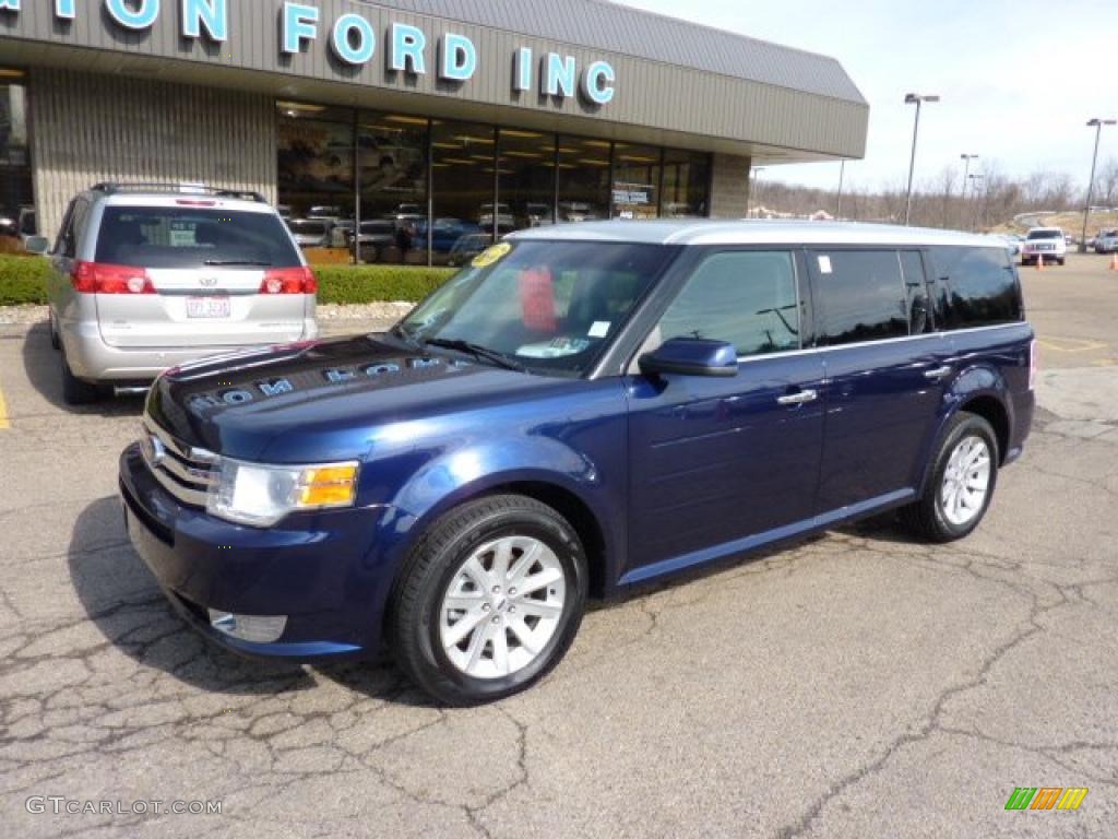 2011 Flex SEL AWD - Kona Blue Metallic / Charcoal Black photo #8