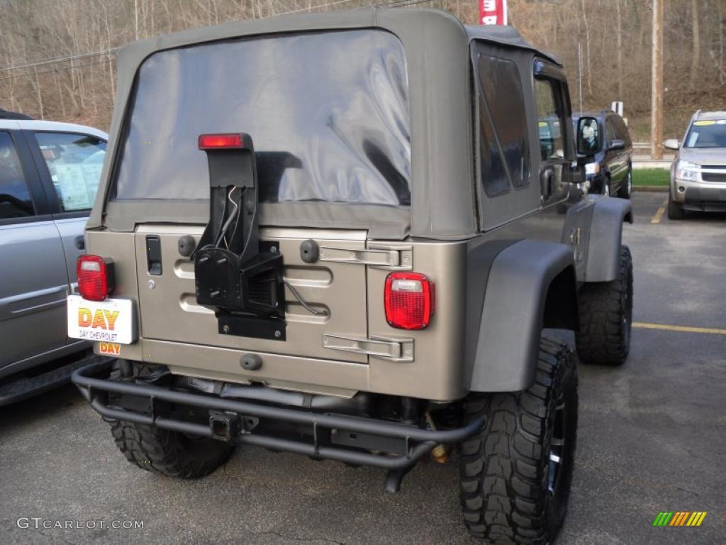 2004 Wrangler Sport 4x4 - Light Khaki Metallic / Khaki photo #3