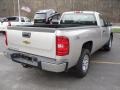 Silver Birch Metallic 2007 Chevrolet Silverado 1500 Work Truck Regular Cab 4x4 Exterior