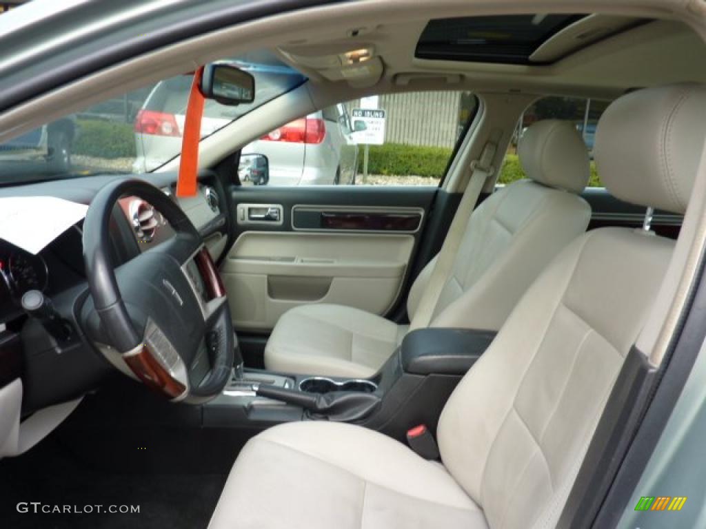 2008 MKZ AWD Sedan - Moss Green Metallic / Light Stone photo #10