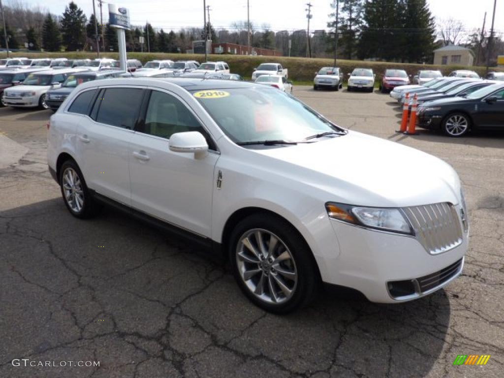 White Platinum Metallic Tri-Coat 2010 Lincoln MKT AWD EcoBoost Exterior Photo #47178705
