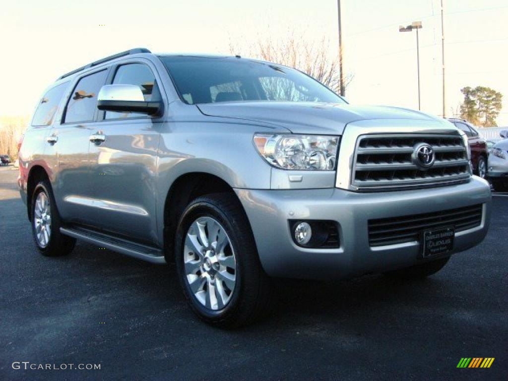 2008 Sequoia Platinum 4WD - Silver Sky Metallic / Graphite photo #1