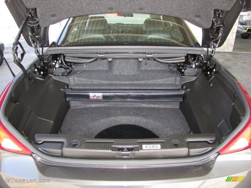 2006 Pontiac G6 GTP Convertible Trunk Photos