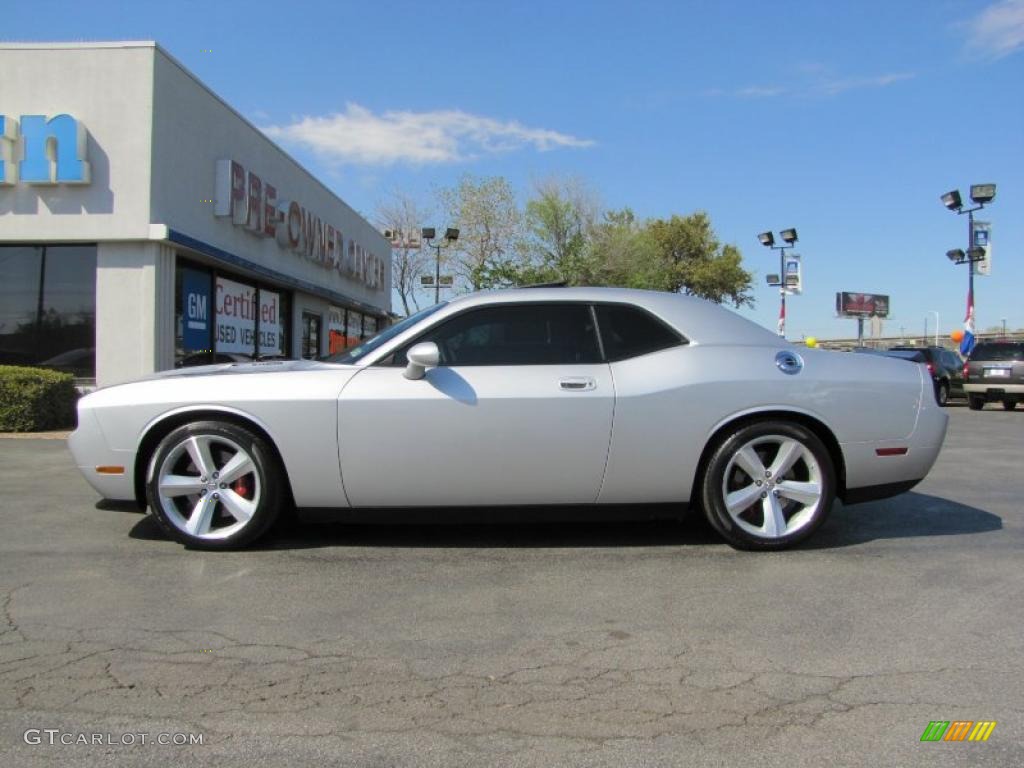 2008 Challenger SRT8 - Bright Silver Metallic / Dark Slate Gray photo #4