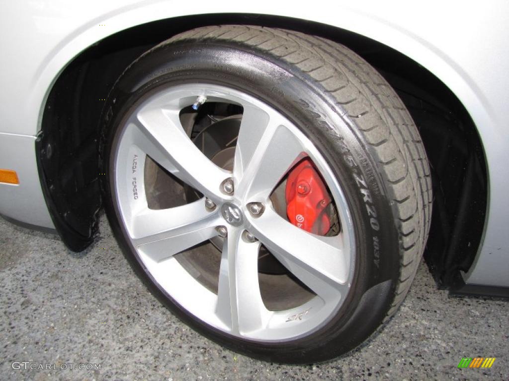 2008 Challenger SRT8 - Bright Silver Metallic / Dark Slate Gray photo #24
