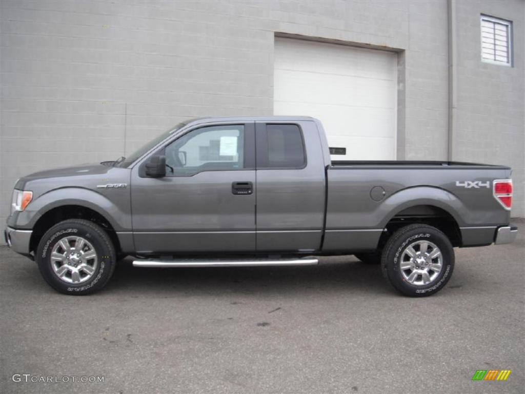 2011 F150 XLT SuperCab 4x4 - Sterling Grey Metallic / Steel Gray photo #3