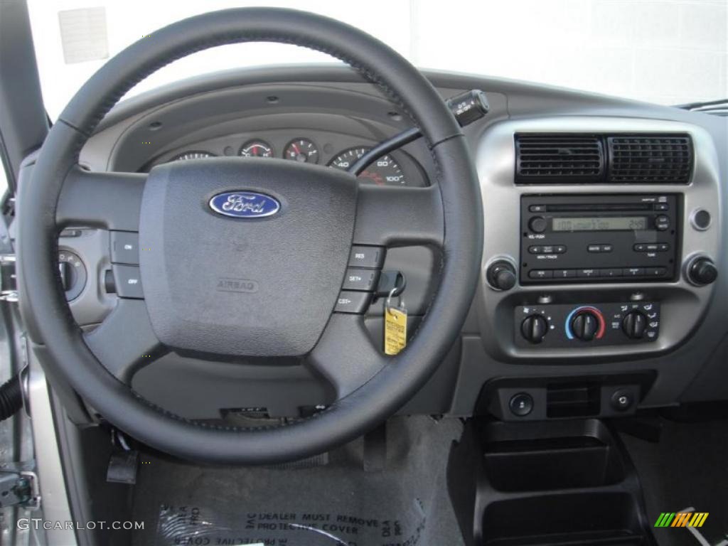 2011 Ford Ranger XLT SuperCab Medium Dark Flint Dashboard Photo #47181390