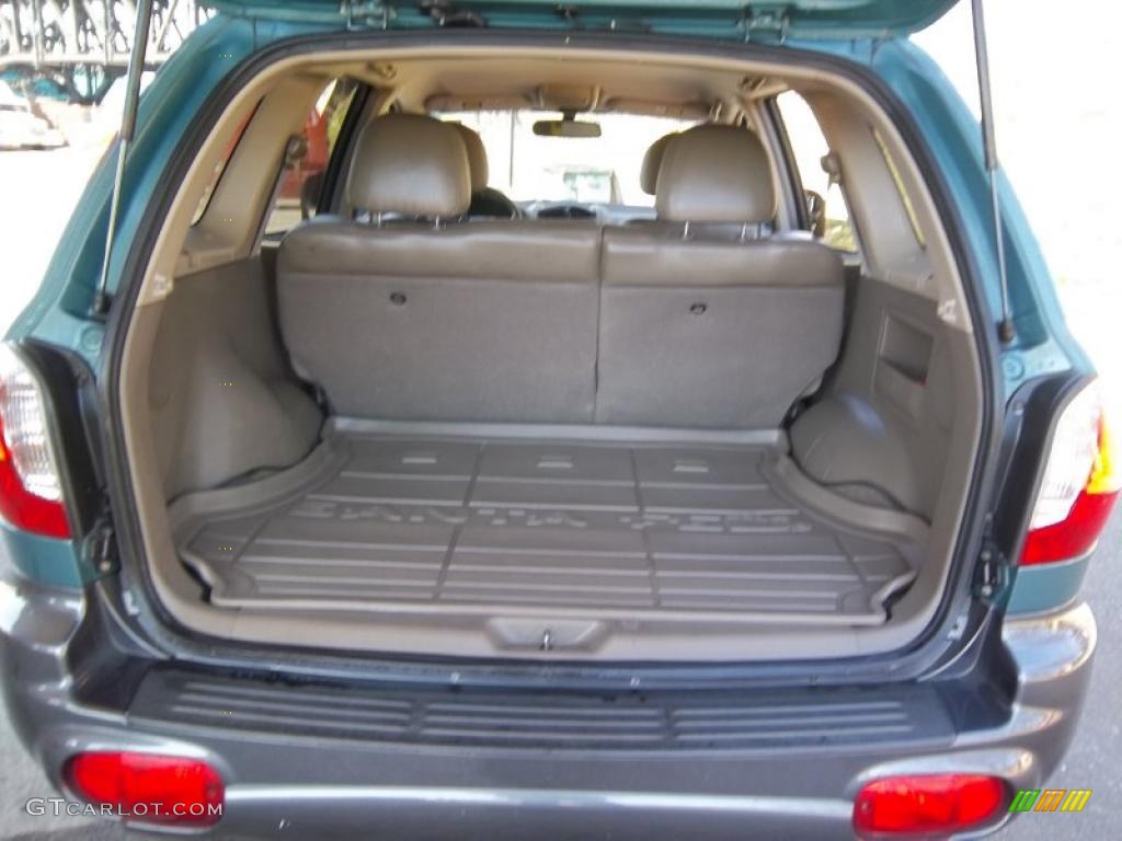 2002 Santa Fe GLS AWD - Pine Green / Beige photo #12