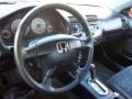 Black 2002 Honda Civic EX Coupe Steering Wheel