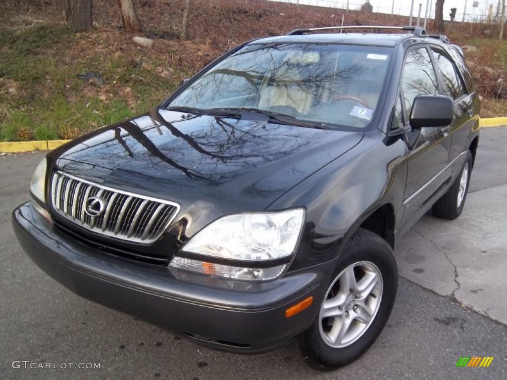 2001 RX 300 AWD - Black Onyx / Ivory photo #1