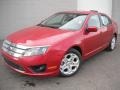 2011 Red Candy Metallic Ford Fusion SE  photo #1