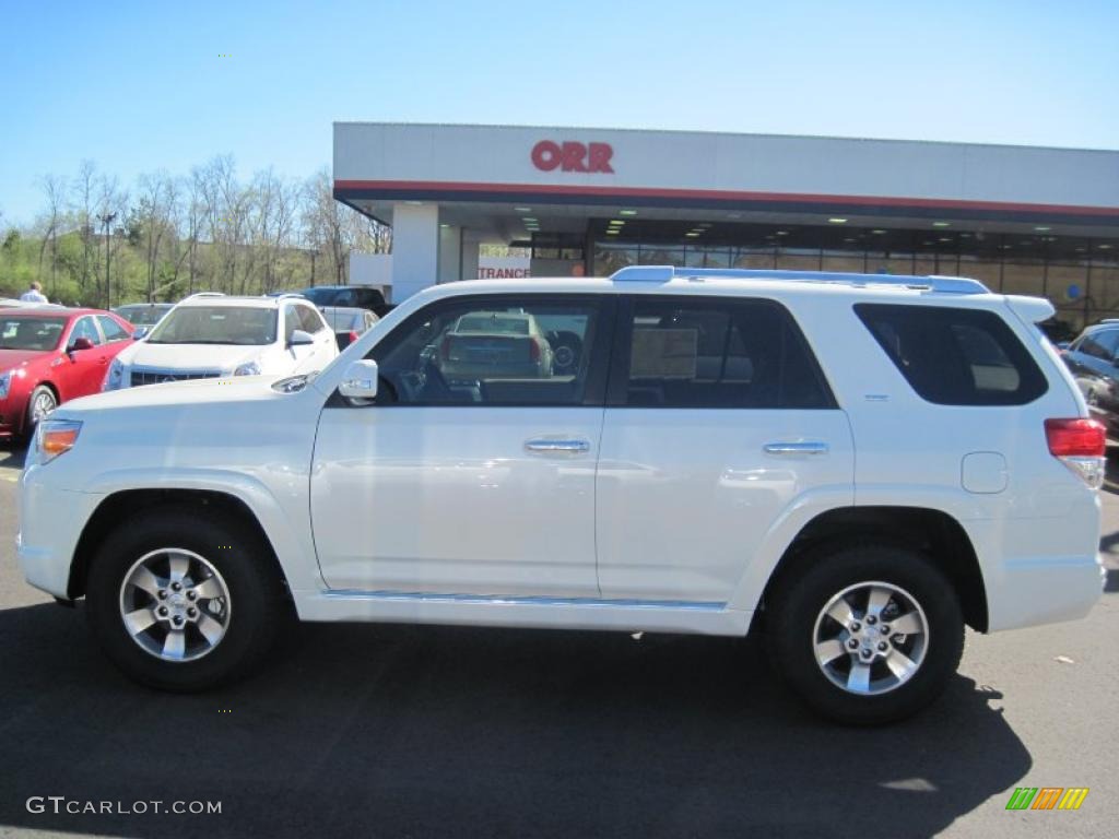 2011 4Runner SR5 - Blizzard White Pearl / Sand Beige photo #2
