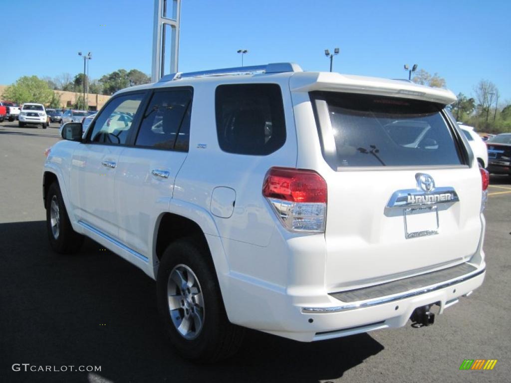 2011 4Runner SR5 - Blizzard White Pearl / Sand Beige photo #3