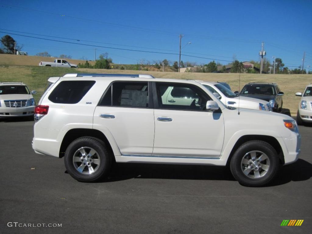 2011 4Runner SR5 - Blizzard White Pearl / Sand Beige photo #6