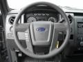 Steel Gray 2011 Ford F150 XL Regular Cab Steering Wheel