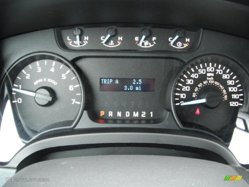 2011 Ford F150 XL Regular Cab Gauges Photo #47183298