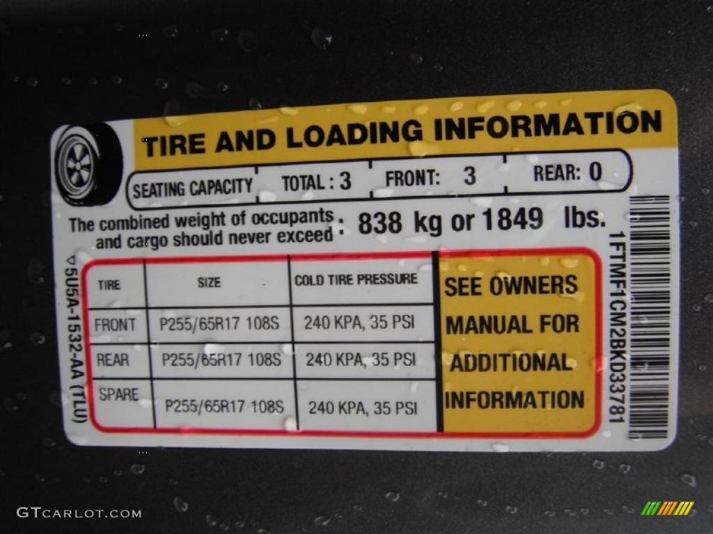 2011 F150 XL Regular Cab - Sterling Grey Metallic / Steel Gray photo #24