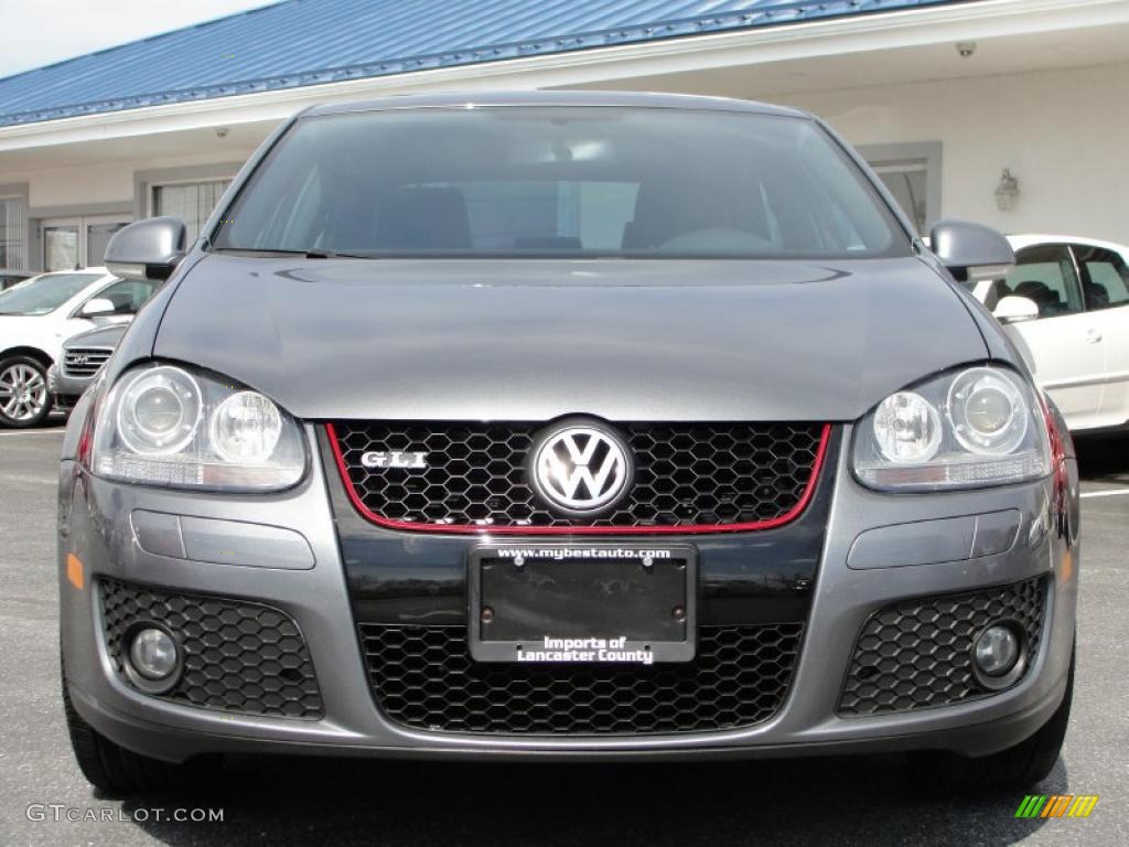 2006 Jetta GLI Sedan - Platinum Grey Metallic / Interlagos Plaid Cloth photo #2