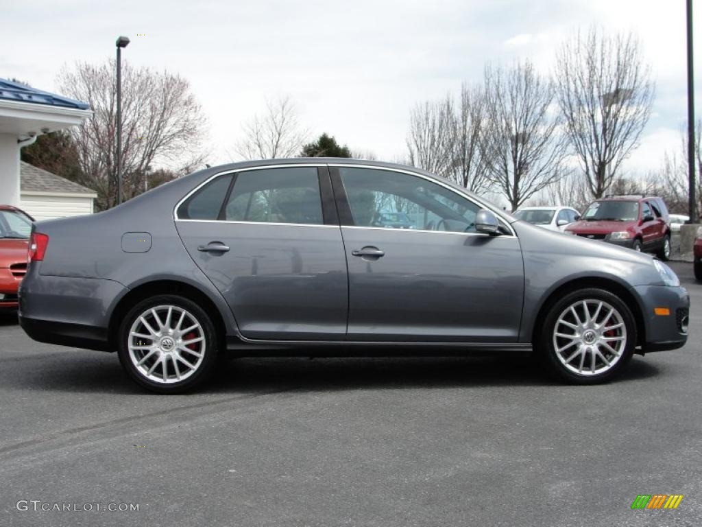 2006 Jetta GLI Sedan - Platinum Grey Metallic / Interlagos Plaid Cloth photo #8