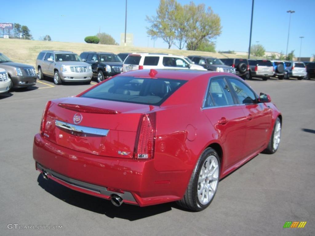 Crystal Red Tintcoat 2011 Cadillac CTS -V Sedan Exterior Photo #47183604