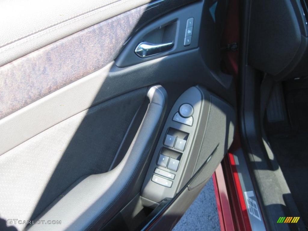 2011 CTS -V Sedan - Crystal Red Tintcoat / Ebony photo #17