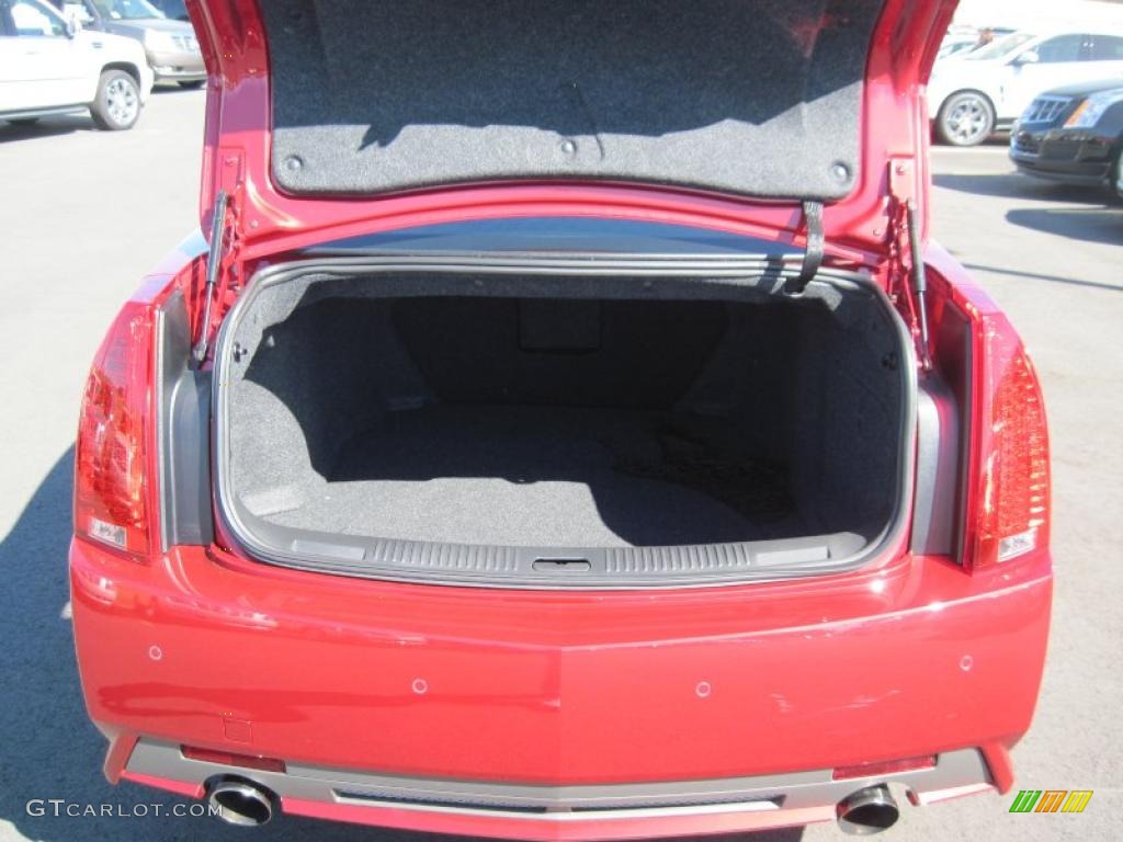 2011 CTS -V Sedan - Crystal Red Tintcoat / Ebony photo #21