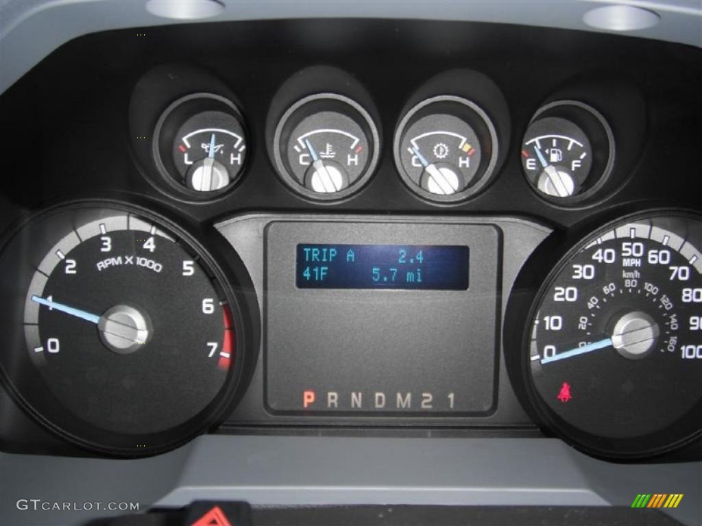 2011 Ford F350 Super Duty XL Regular Cab 4x4 Gauges Photo #47183853